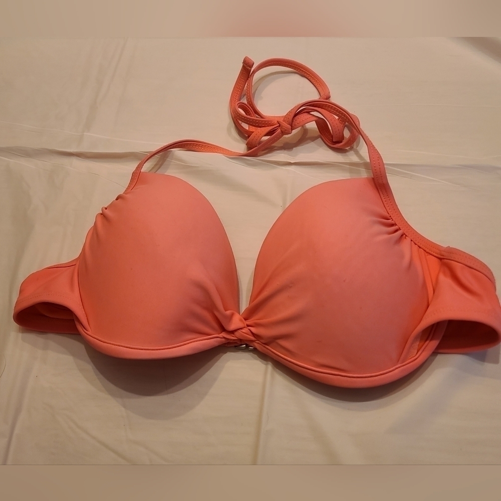 Xhilaration Pink Bikini Top, Large